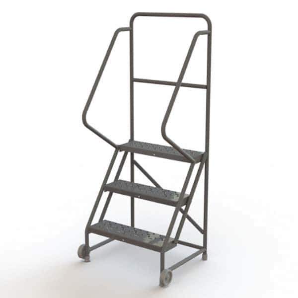 TRI-ARC - Rolling & Wall Mounted Ladders & Platforms Type: TiltNRoll Rolling Ladder Style: Tilt & Roll Safety Ladder - USA Tool & Supply