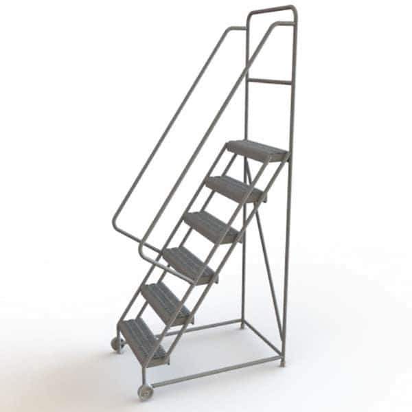 TRI-ARC - Rolling & Wall Mounted Ladders & Platforms Type: TiltNRoll Rolling Ladder Style: Tilt & Roll Safety Ladder - USA Tool & Supply