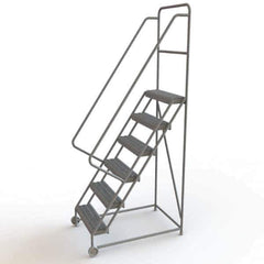 TRI-ARC - Rolling & Wall Mounted Ladders & Platforms Type: TiltNRoll Rolling Ladder Style: Tilt & Roll Safety Ladder - USA Tool & Supply