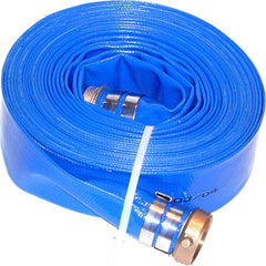 JGB Enterprises - Water & Discharge Hose; Inside Diameter (Inch): 3 ; Color: Blue ; Working Pressure (psi): 80.000 ; Length (Feet): 50 ; Material: PVC - Exact Industrial Supply