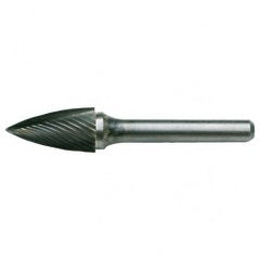 SG-53 Standard Cut Solid Carbide Bur-Pointed Tree Shape - USA Tool & Supply