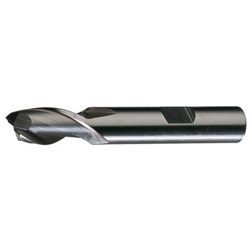 ‎15/16″ × 1″ × 3″ × 5-1/2″ RHS / RHC HSS HSS Single End 2-Flute Center Cutting End Mill - Bright