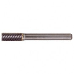 SB-3 Standard Cut Solid Carbide Bur-Cylindrical with End Cut - USA Tool & Supply
