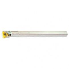 3/8" SH - 4-1/2" OAL - RH - 0° Lead - Indexable Boring Bar Coolant-Thru - USA Tool & Supply