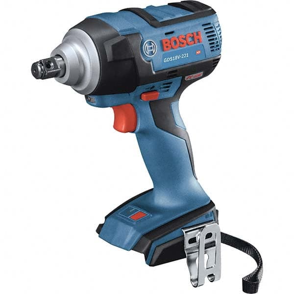 Bosch - Cordless Impact Wrenches & Ratchets Voltage: 18.0 Drive Size (Inch): 1/2 - USA Tool & Supply