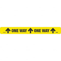 NMC - "One Way" Adhesive-Backed Floor Sign - USA Tool & Supply