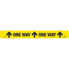 NMC - "One Way" Adhesive-Backed Floor Sign - USA Tool & Supply