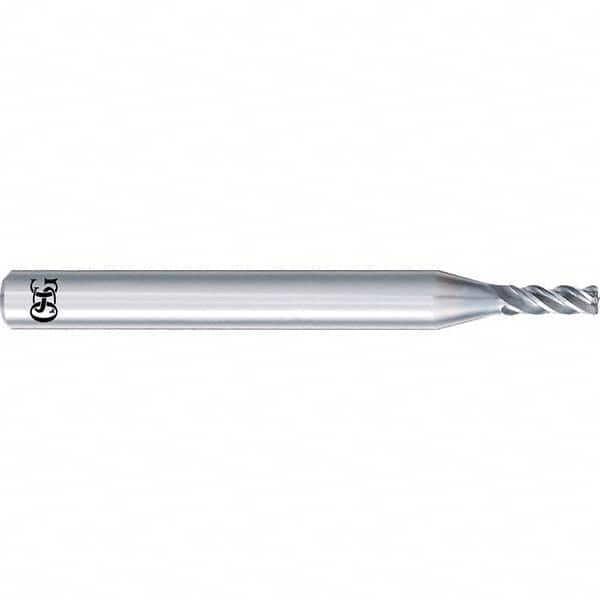 OSG - 10mm Diam 4 Flute Solid Carbide 0.5mm Corner Radius End Mill - USA Tool & Supply