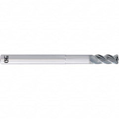 OSG - 1/2" Diam 4 Flute Solid Carbide 0.03" Corner Radius End Mill - USA Tool & Supply