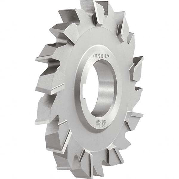 Keo - 3-1/4" Diam x 1/2" Face Width Staggered Tooth Side Milling Cutter - USA Tool & Supply