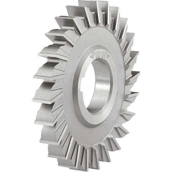 Keo - 4" Diam x 3/4" Face Width Straight Tooth Side Milling Cutter - USA Tool & Supply