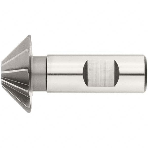 Keo - 3/4 x 3/16" 45° 8-Tooth High Speed Steel Single-Angle Cutter - USA Tool & Supply