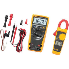 Fluke - Multimeters Multimeter Type: Digital; Digital Clamp Measures: Capacitance; Current; Frequency; Resistance; Temperature; Voltage - USA Tool & Supply