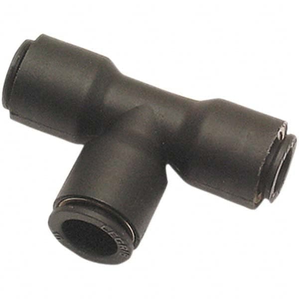 Legris - Plastic Push-To-Connect Tube Fittings Type: Union Tee Tube Outside Diameter (mm): 6 x 8 - USA Tool & Supply