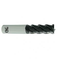 5/8" Dia. - 3-1/2" OAL - TIAlN CBD - .03 CR- Roughing End Mill - 4 FL - USA Tool & Supply