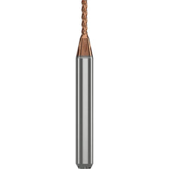 Guhring - Micro Diver 2.5mm Diam 3-Flute Carbide 0.05mm Corner Chamfer End Mill - Exact Industrial Supply