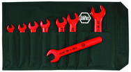 Insulated Open End Inch Wrench 8 Piece Set Includes: 5/16" - 3/4" In Canvas Pouch - USA Tool & Supply