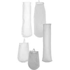 Hayward - Bag Filters; Bag Type: High Flow ; Micron Rating: 25 ; Maximum Flow Rate (GPM): 180 ; Material: Polypropylene ; Bag Size (#): 2 ; Diameter (Inch): 7 - Exact Industrial Supply