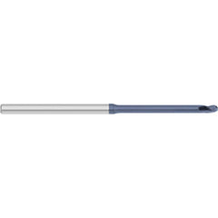 Titan USA - Ball End Mills; Mill Diameter (Decimal Inch): 0.0850 ; Number of Flutes: 3 ; Length of Cut (Decimal Inch): 0.1270 ; Material: Solid Carbide ; Overall Length (Inch): 2-1/2 ; Overall Length (Decimal Inch): 2.50000 - Exact Industrial Supply