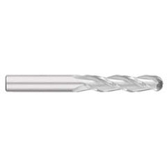 Titan USA - Ball End Mills; Mill Diameter (Inch): 7/16 ; Mill Diameter (Decimal Inch): 0.4375 ; Number of Flutes: 3 ; Length of Cut (Inch): 3 ; Length of Cut (Decimal Inch): 3.0000 ; Material: Solid Carbide - Exact Industrial Supply