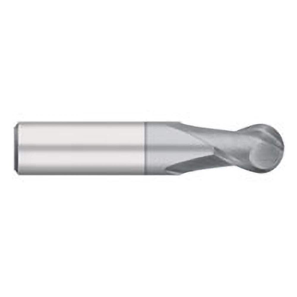 Titan USA - Ball End Mills; Mill Diameter (Inch): 5/8 ; Mill Diameter (Decimal Inch): 0.6250 ; Number of Flutes: 2 ; Length of Cut (Inch): 3/4 ; Length of Cut (Decimal Inch): 0.7500 ; Material: Solid Carbide - Exact Industrial Supply