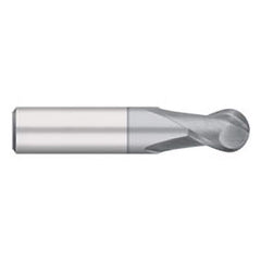 Titan USA - Ball End Mills; Mill Diameter (Inch): 5/8 ; Mill Diameter (Decimal Inch): 0.6250 ; Number of Flutes: 2 ; Length of Cut (Inch): 3/4 ; Length of Cut (Decimal Inch): 0.7500 ; Material: Solid Carbide - Exact Industrial Supply
