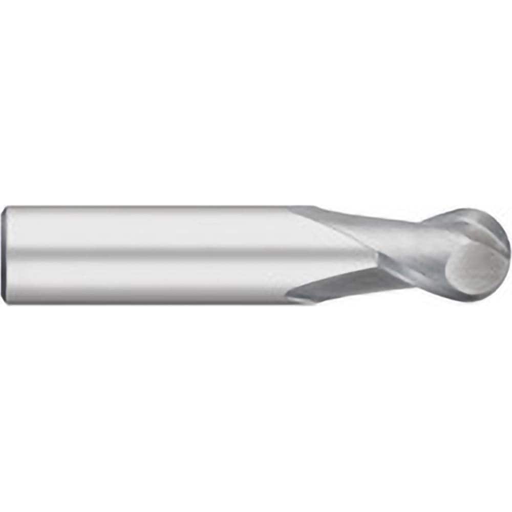 Titan USA - Ball End Mills; Mill Diameter (Inch): 1 ; Mill Diameter (Decimal Inch): 1.0000 ; Number of Flutes: 2 ; Length of Cut (Inch): 1-1/4 ; Length of Cut (Decimal Inch): 1.2500 ; Material: Solid Carbide - Exact Industrial Supply