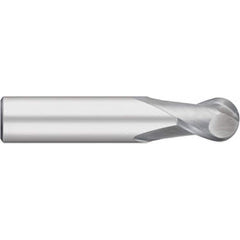 Titan USA - Ball End Mills; Mill Diameter (Inch): 1 ; Mill Diameter (Decimal Inch): 1.0000 ; Number of Flutes: 2 ; Length of Cut (Inch): 1-1/4 ; Length of Cut (Decimal Inch): 1.2500 ; Material: Solid Carbide - Exact Industrial Supply