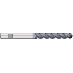 Titan USA - Ball End Mills; Mill Diameter (Inch): 3/4 ; Mill Diameter (Decimal Inch): 0.7500 ; Number of Flutes: 4 ; Length of Cut (Inch): 4 ; Length of Cut (Decimal Inch): 4.0000 ; Material: Solid Carbide - Exact Industrial Supply