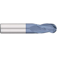 Titan USA - Ball End Mills; Mill Diameter (Inch): 1/2 ; Mill Diameter (Decimal Inch): 0.5000 ; Number of Flutes: 3 ; Length of Cut (Inch): 1 ; Length of Cut (Decimal Inch): 1.0000 ; Material: Solid Carbide - Exact Industrial Supply