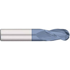 Titan USA - Ball End Mills; Mill Diameter (Inch): 1 ; Mill Diameter (Decimal Inch): 1.0000 ; Number of Flutes: 3 ; Length of Cut (Inch): 1-1/2 ; Length of Cut (Decimal Inch): 1.5000 ; Material: Solid Carbide - Exact Industrial Supply