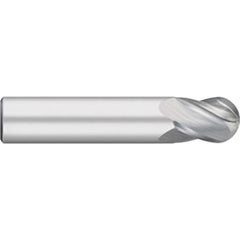 Titan USA - Ball End Mills; Mill Diameter (Inch): 5/8 ; Mill Diameter (Decimal Inch): 0.6250 ; Number of Flutes: 4 ; Length of Cut (Inch): 3/4 ; Length of Cut (Decimal Inch): 0.7500 ; Material: Solid Carbide - Exact Industrial Supply