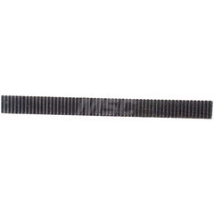 3/16″ Face Width 4' Long 416 Stainless Steel Gear Rack 96 Pitch, 20° Pressure Angle, Square