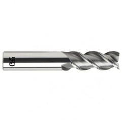 1/2" Dia. - 3" OAL - Carbide - Square End HP End Mill-3 FL - USA Tool & Supply