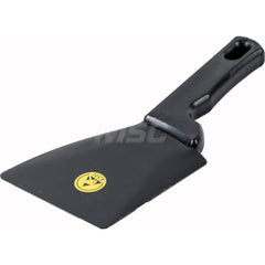 Scrapers & Scraper Sets; Flexibility: Stiff; Blade Material: Polypropylene; Blade Width (Decimal Inch): 3.9400; Blade Material: Polypropylene; Blade Length (Inch): 9-29/64; Non-Conductive: Conductive; Color: Black; Type: Anti Static ESD Spatula; Type: Ant