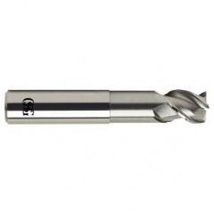 1 Dia. x 6 Overall Length 3-Flute Square End Solid Carbide SE End Mill-Round Shank-Center Cutting-Uncoated - USA Tool & Supply