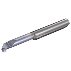 Grooving Tools; Grooving Tool Type: Micro Internal; Minimum Hole Diameter (mm): 4.20; Groove Width (mm): 1.00; Shank Diameter (mm): 4.0000; Overall Length (mm): 35.2000; Material Grade: Submicron; Maximum Hole Depth (mm): 15.00; Projection (mm): 1.950; Ma