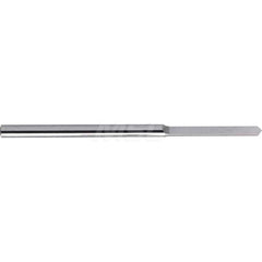 Gun Drill Bits; DrillType: Half-Round Single Lip Gun Drill; Drill Size (Inch): 0.0236; Drill Size (Metric): 0.600; Drill/Shank Material: Solid Carbide; Flute Length (Metric): 6.00; Depth of Cut (Metric): 6.00; Number of Flutes: 1; Coolant Hole Configurati