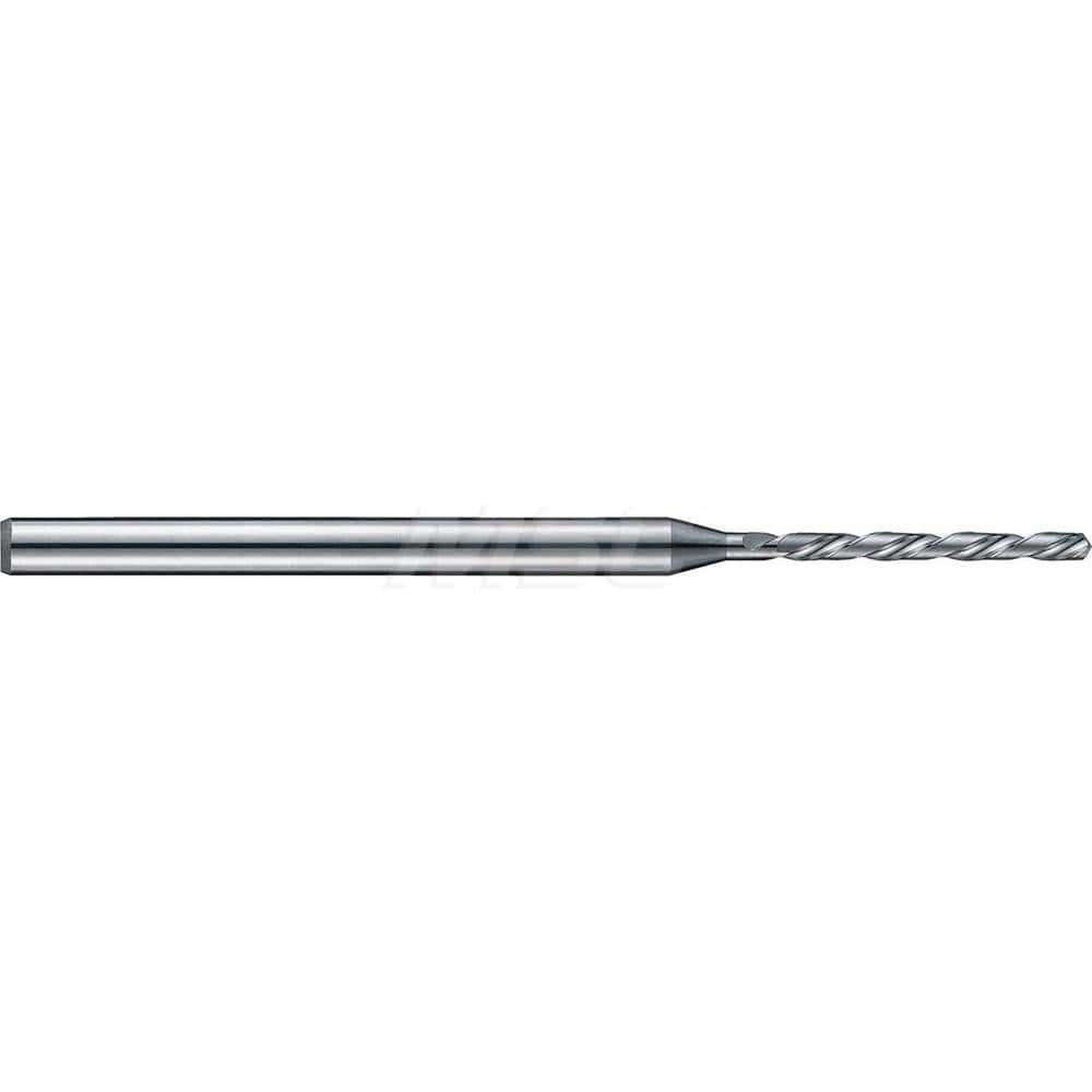 Micro Drill Bit: 0.0492″ Dia, 140 °, Solid Carbide Bright/Uncoated, RH Cut, Helical Flute, Series 6220 HP
