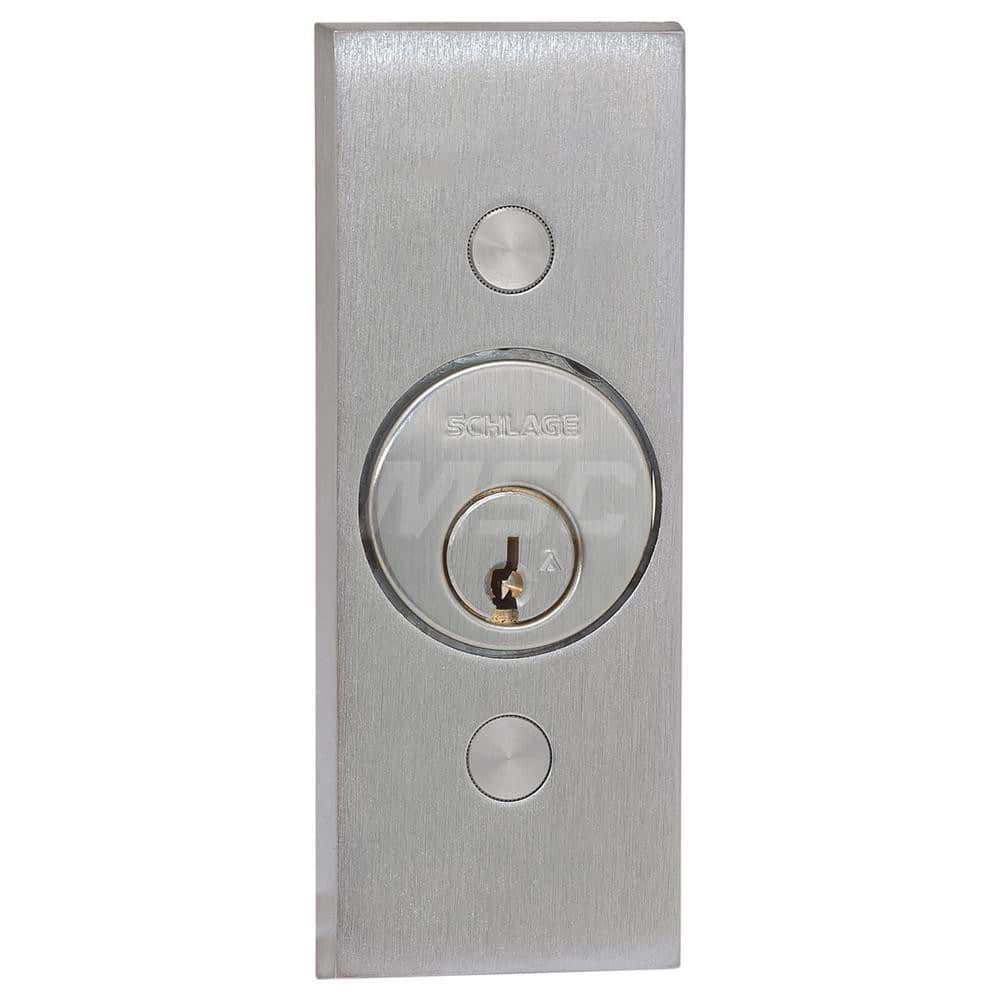 Key Switches; Switch Type: Flush Mount; Switch Sequence: On-Off; Contact Form: SPDT; Actuator Type: Switch; Key; Terminal Type: Spring; Voltage: 30; Material: Stainless Steel