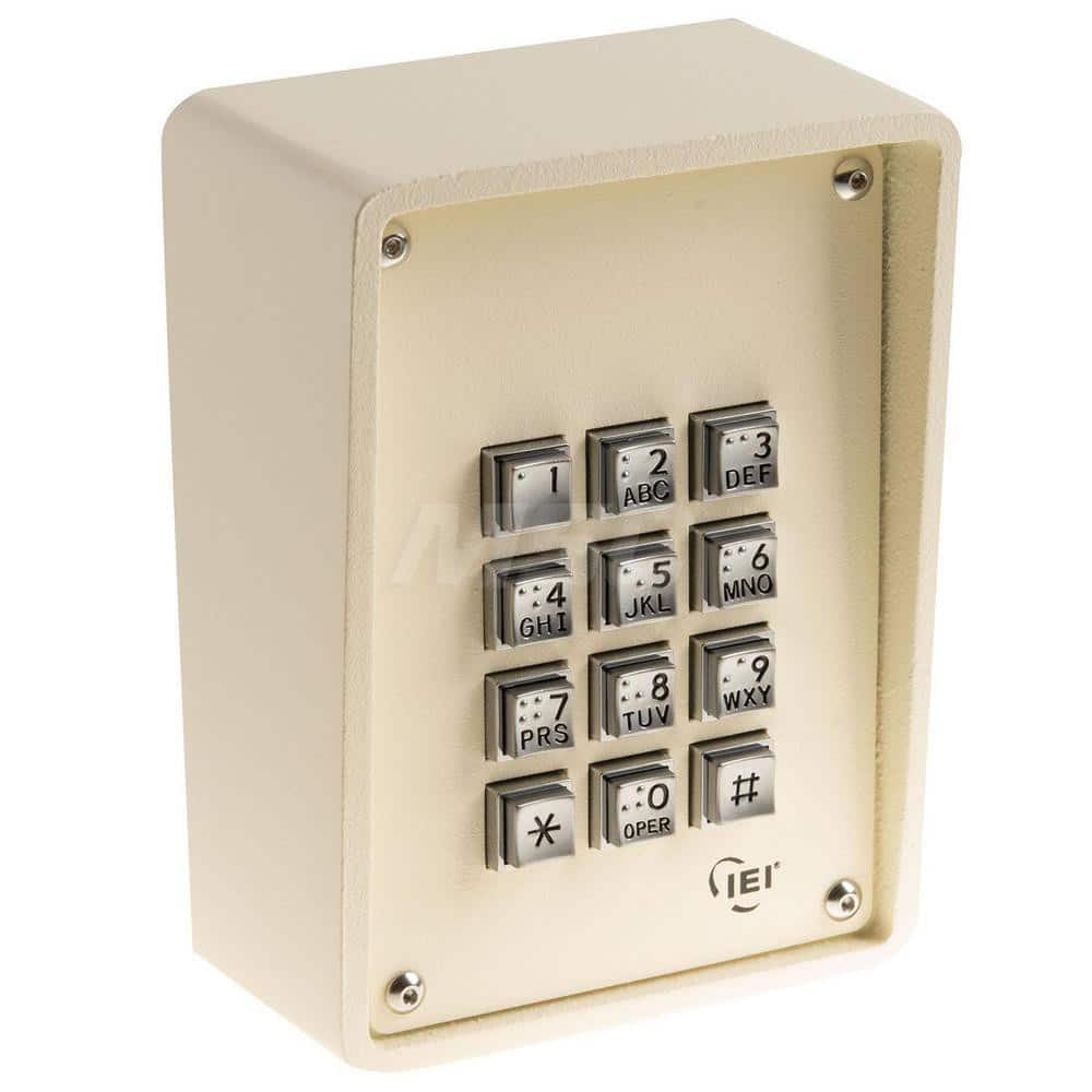 Electromagnet Lock Accessories; Type: Access Control Keypad; For Use With: Indoor or Outdoor Applications; Material: Aluminum; Material: Aluminum; For Use With: Indoor or Outdoor Applications; Type: Access Control Keypad; Accessory Type: Access Control Ke