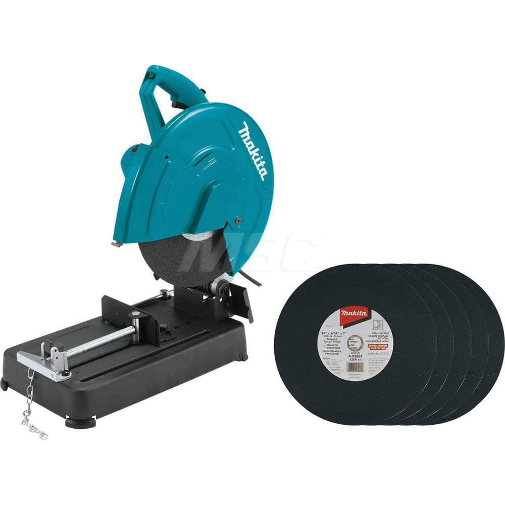 Chop & Cut-Off Saws; Cutting Style: Straight; Arbor Hole Size: 1 in; Phase: 1; Mount Type: Bench; RPM: 3800