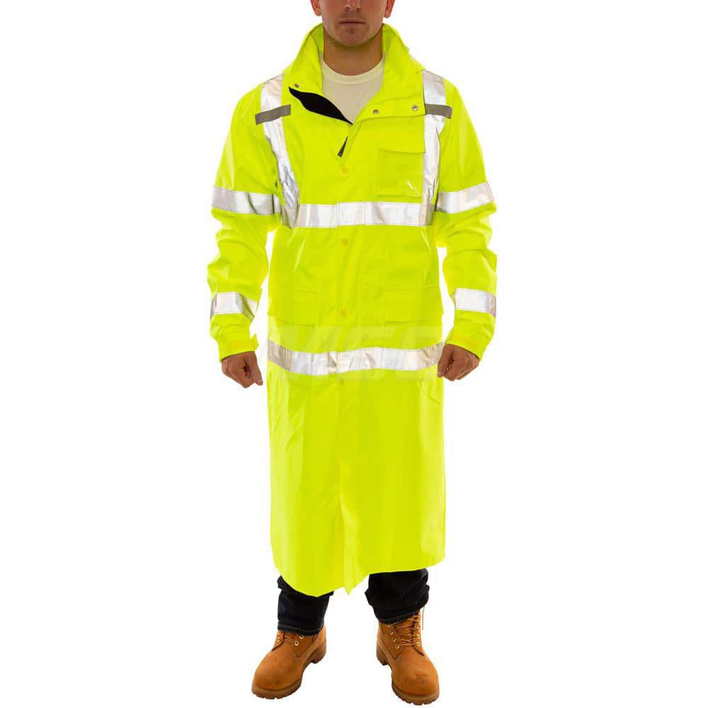 Work Jacket & Coat  Size X-Large N/A Polyurethane & 300D Polyester N/A Fluorescent Yellow ™Green N/A 6.000 Pocket
