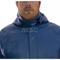 Jackets & Coats; Garment Style: Hood; Size: Large; Gender: Unisex; Material: Nomex; PVC; Closure Type: Snaps; Seam Style: Sealed; Material Weight: 10.3 oz; Features: Chemical Resistant; Waterproof; Arc Flash; Flame Resistant; Soft; Supple Feel For All Day