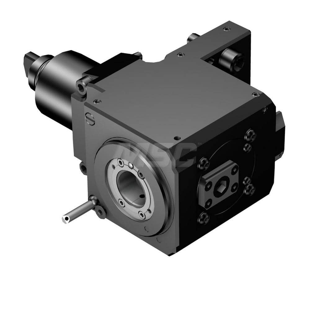 Modular Lathe Adapter/Mount: Neutral Cut, C4 Modular Connection Through Coolant, Series Cx-DNI-MS-x