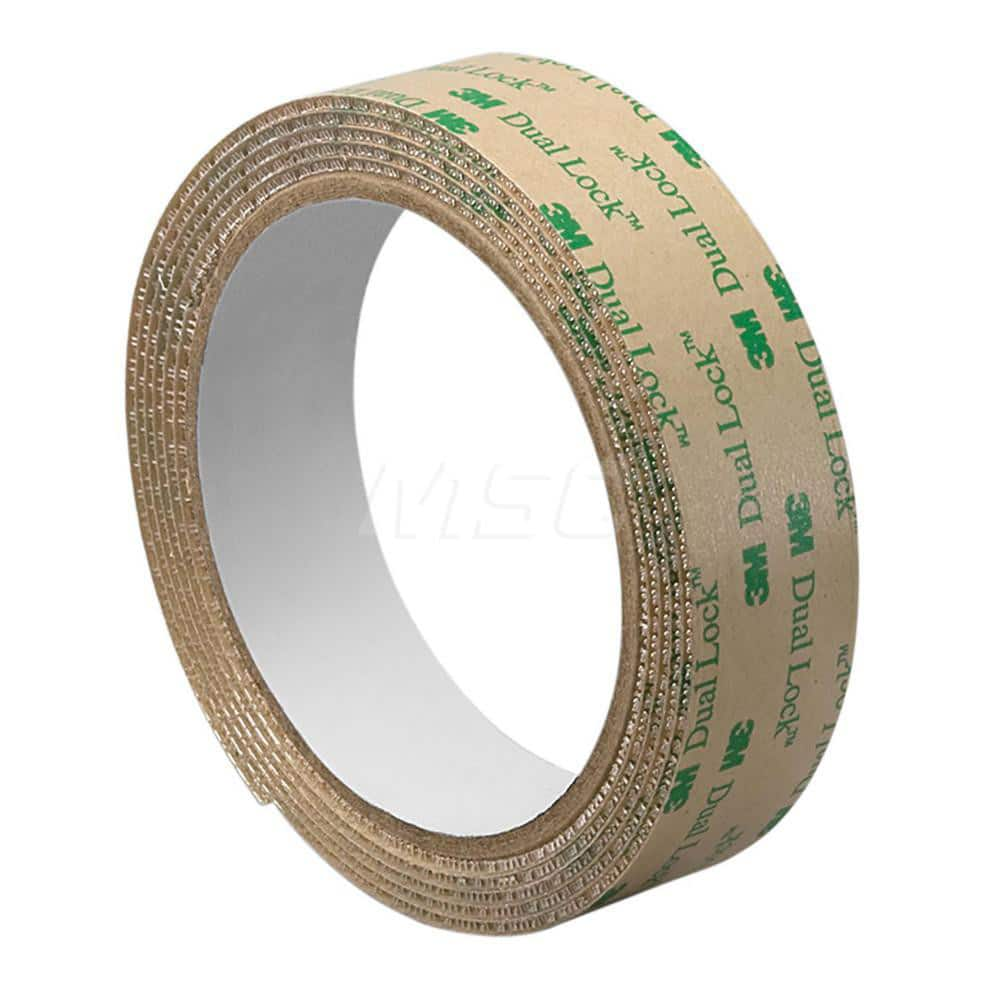 Hook & Loop; Shape: Roll; Tape Width: 1.00 in; Color: Clear; Roll Length (yd): 10.00; Component Type: Dual Lock