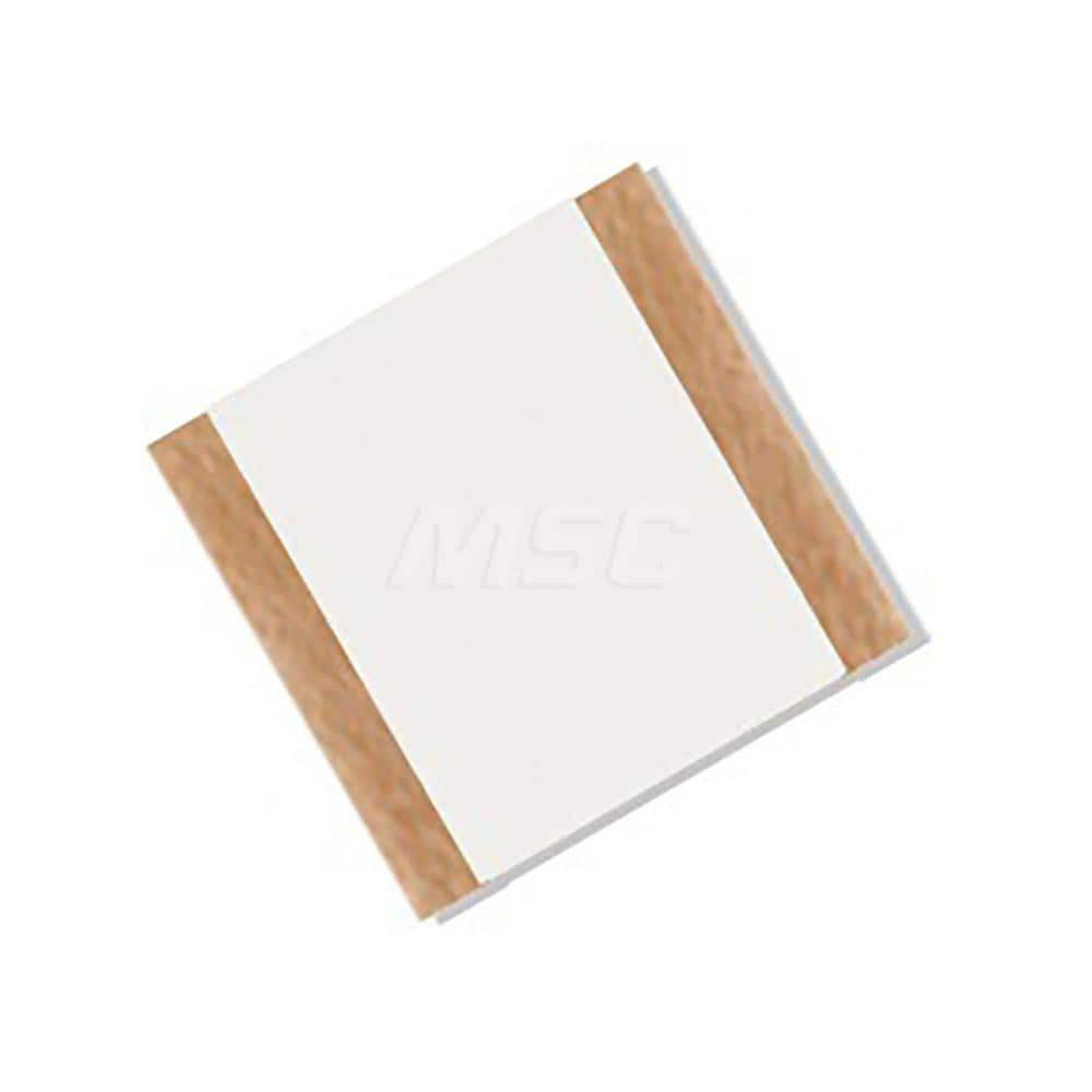 White Double-Sided Polyethylene Foam Tape: 24 mm Wide, 33 m Long, 62.5 mil Thick, Rubber Adhesive