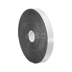 Black Double-Sided PVC & Foam Tape: 1/2″ Wide, 5 yd Long, 31.25 mil Thick, Acrylic Adhesive