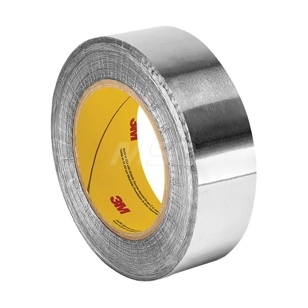 Duct Tape: 6″ Wide, 3.1 mil Thick, Aluminum Foil Acrylic Adhesive, 19 lb/in Tensile Strength