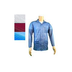 Smocks & Lab Coats; Garment Style: Smock; Material: Carbon; Size: Medium; Color: Burgundy; Sleeve Length: 23; Closure Type: Snaps; Chest Size: 40; Closure Locaton: Front; Features: Light Weight; Chest Size (Inch): 40; Closure Location: Front